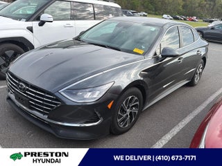2021 Hyundai SONATA HYBRID Blue