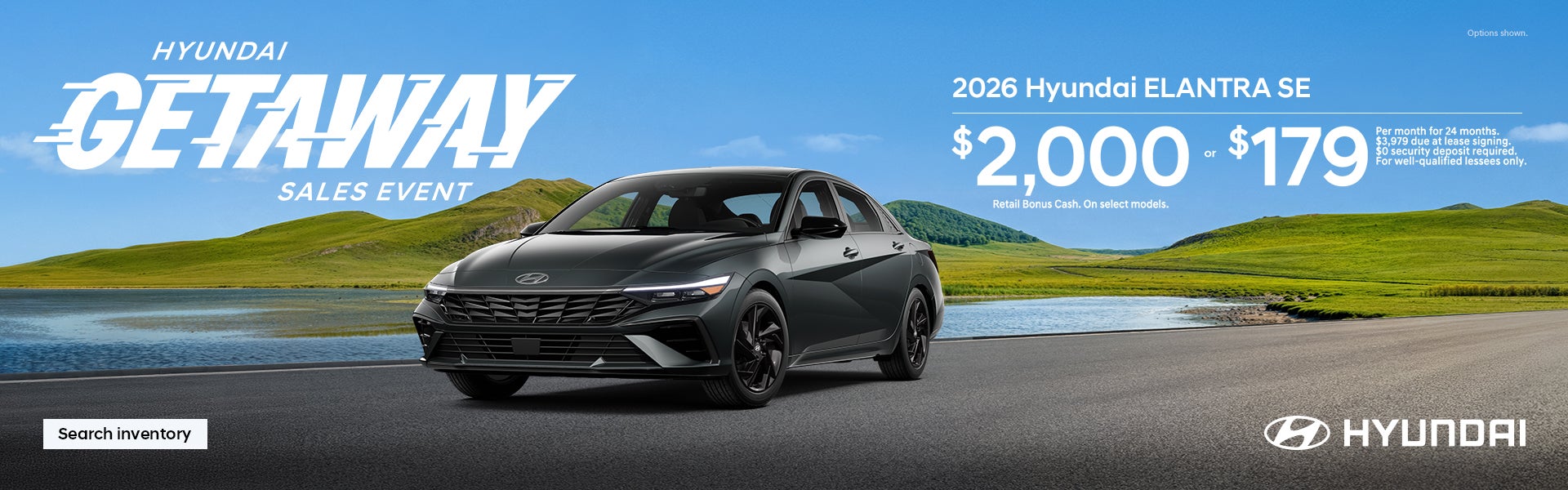 $2,000 Bonus Cash or $179/24/$3,979 Lease