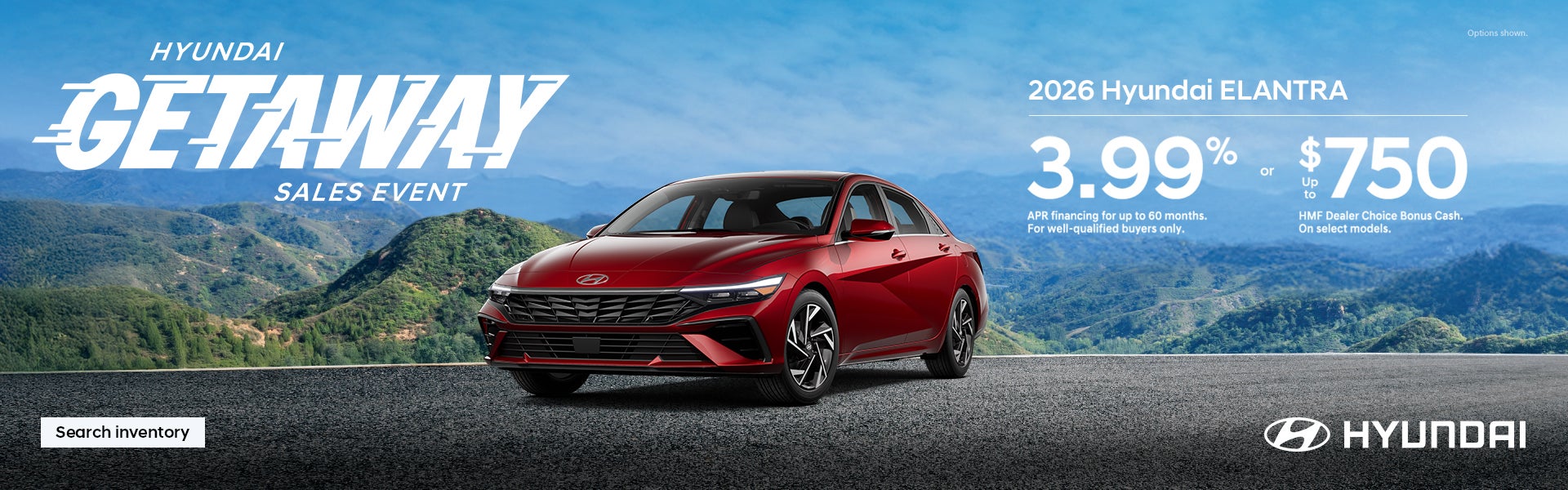 2026 Hyundai Elantra Mid-Atlantic APR or Bonus Cash Offer