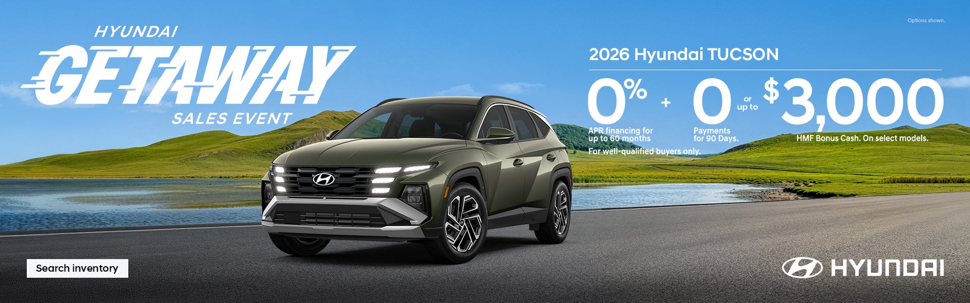 0% APR for 60 mos. or $3,000 Total Savings