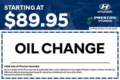 Hyundai Service & Parts Specials | Easton, MD | Preston Hyundai