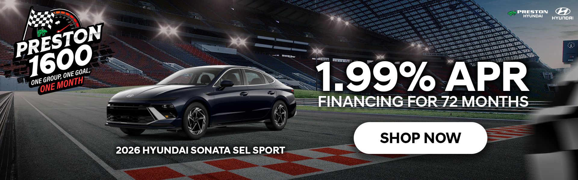 1.99% APR Fin./72 Months | 2026 Hyundai Sonata SEL Sport