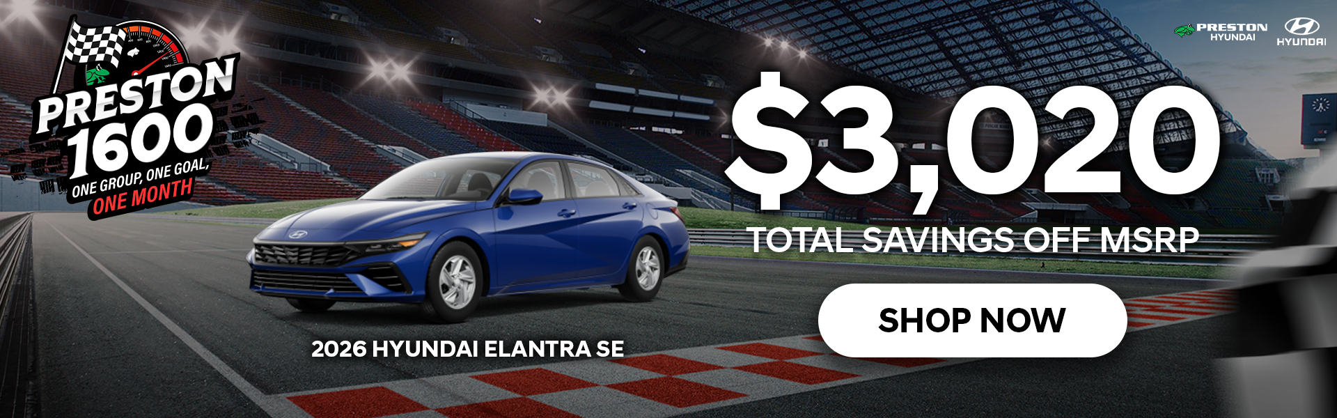 $3,020 off MSRP | 2026 Hyundai Elantra SE